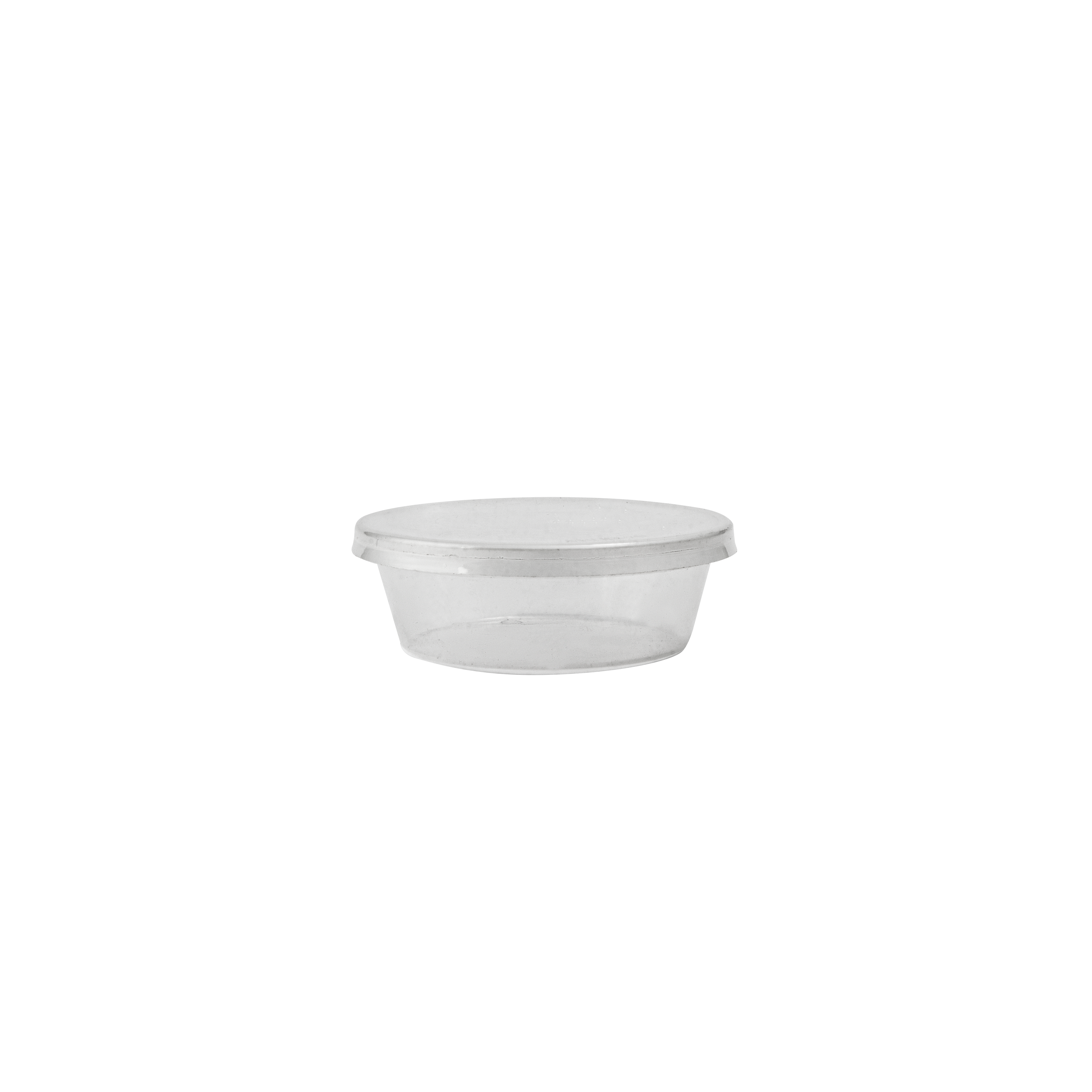 35ml PP Plastic Sauce Tub & Lid Combo