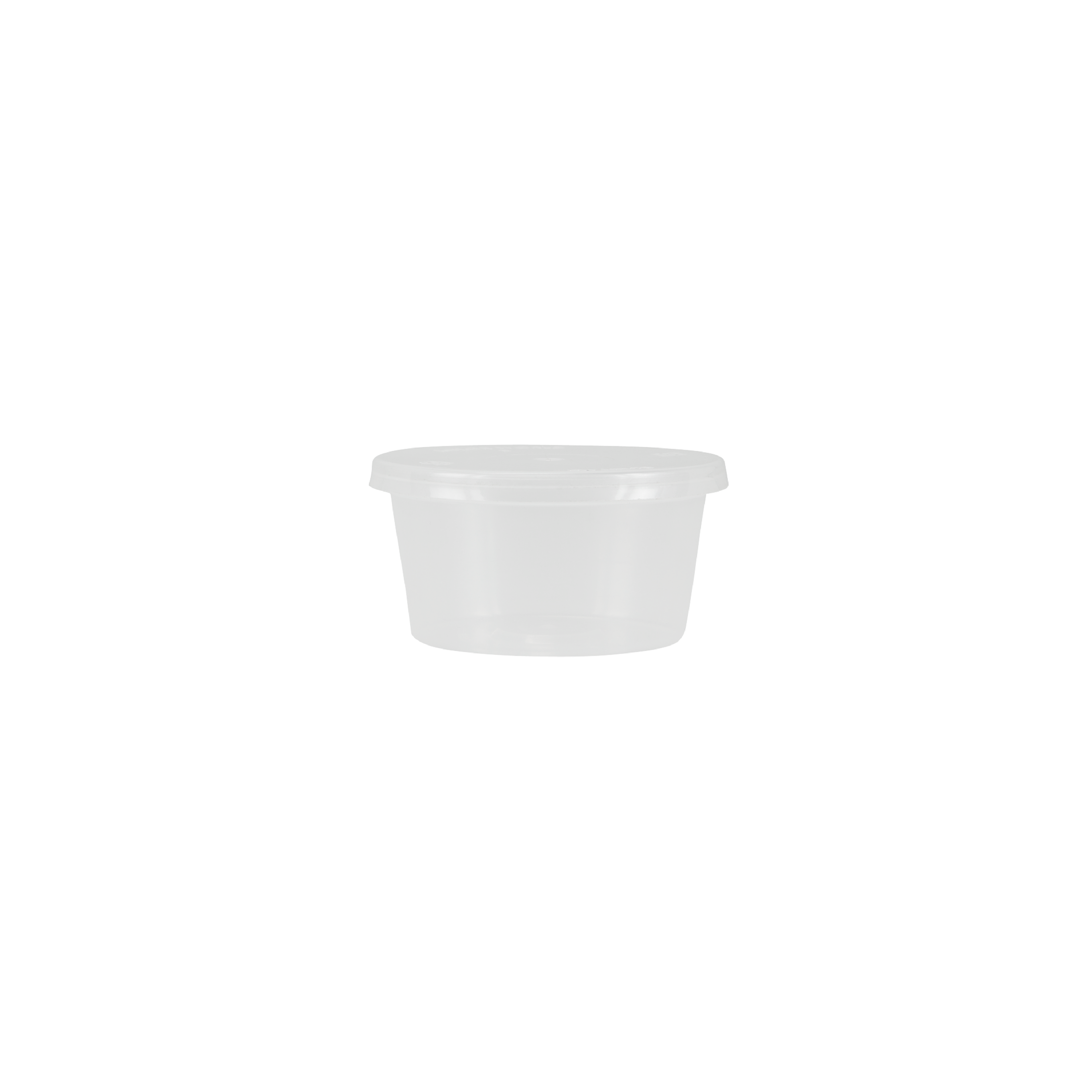 70ml PP Plastic Sauce Tub & Lid Combo