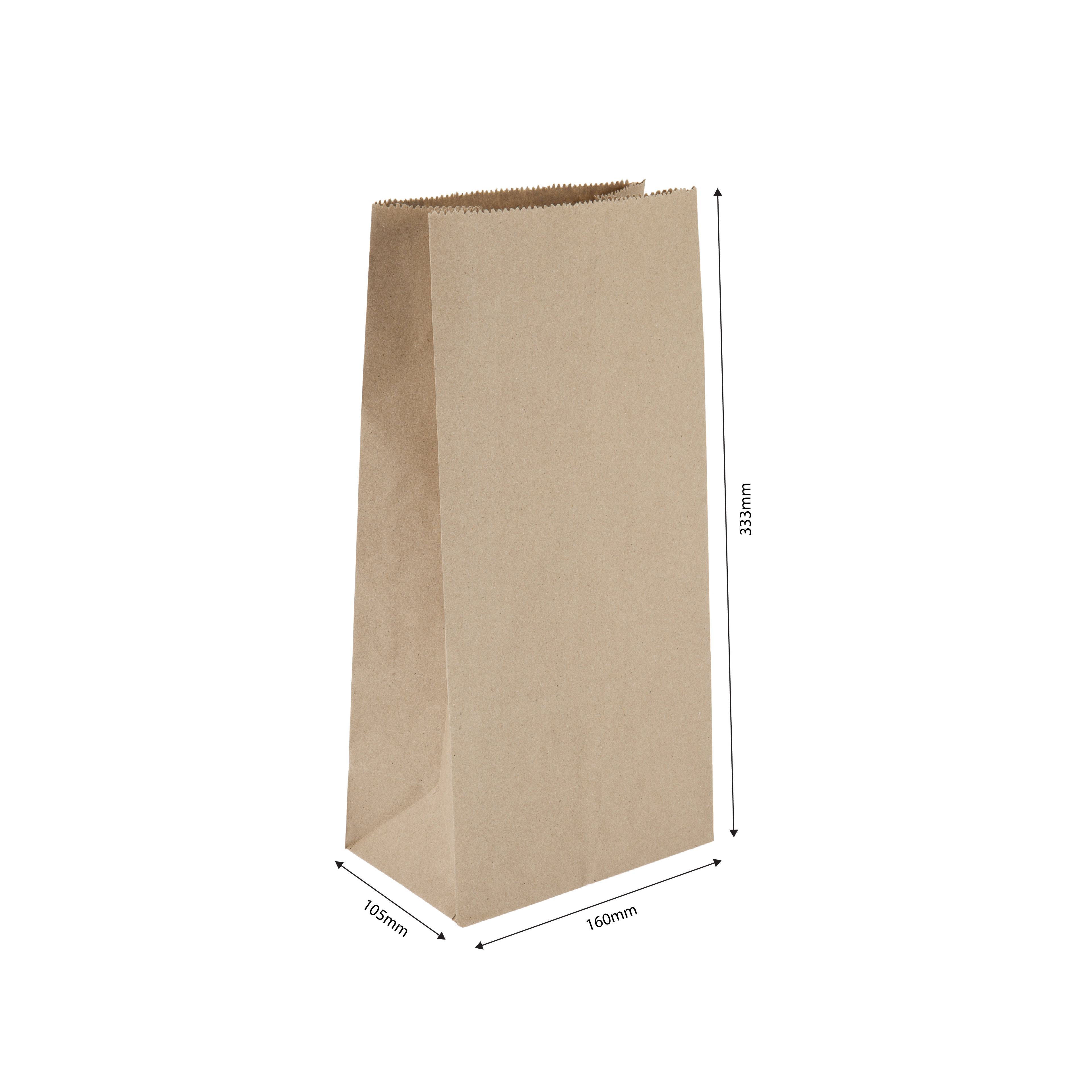SO10 Kraft Takeaway Bag | 333x160mm
