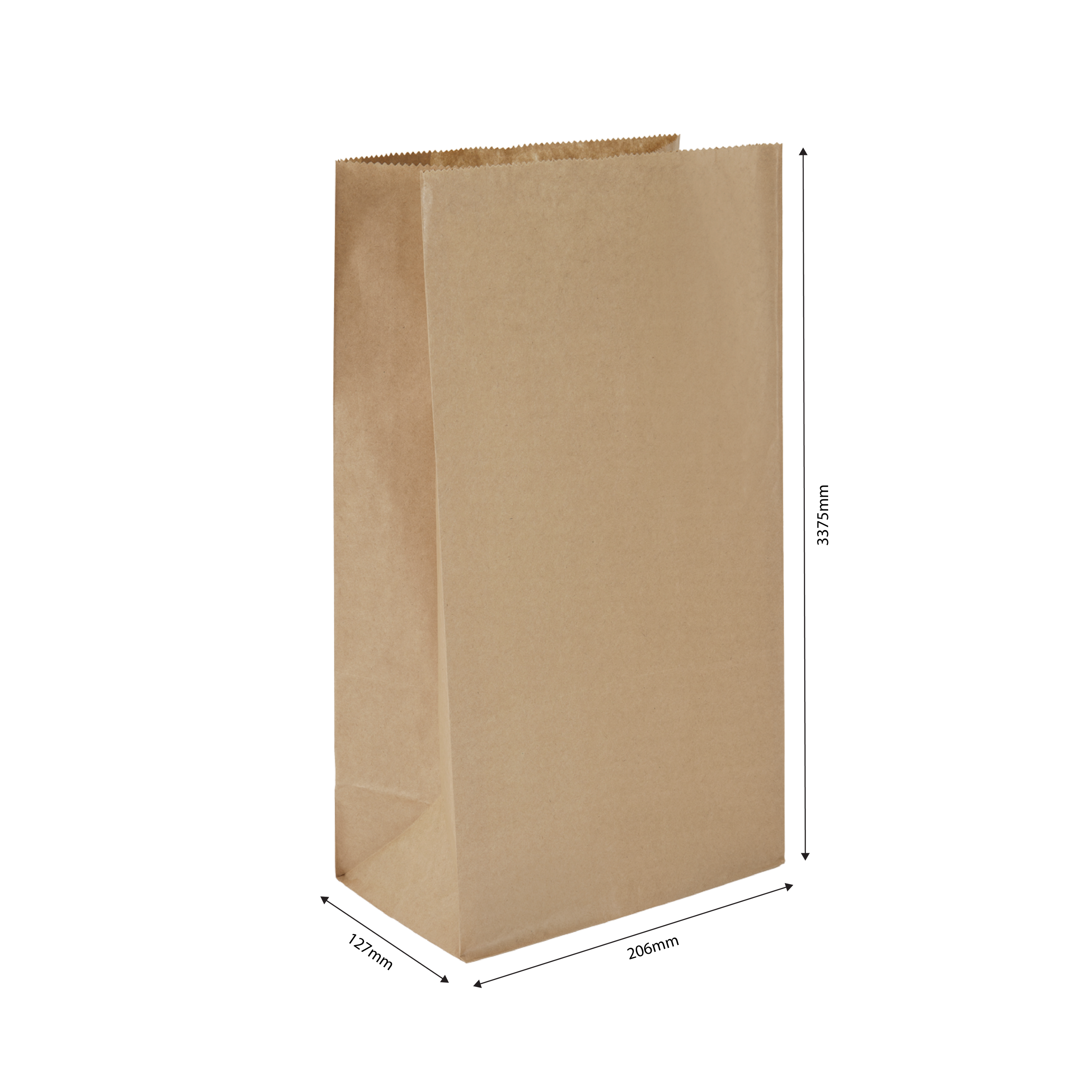SO20 Kraft Takeaway Bag | 375x206mm