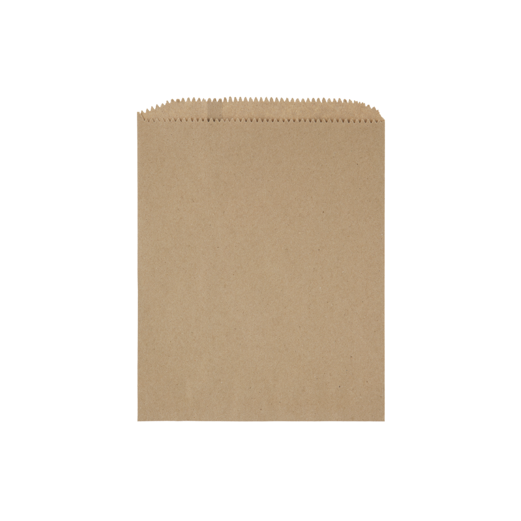 Kraft Greaseproof Flat Bag | 185x166mm