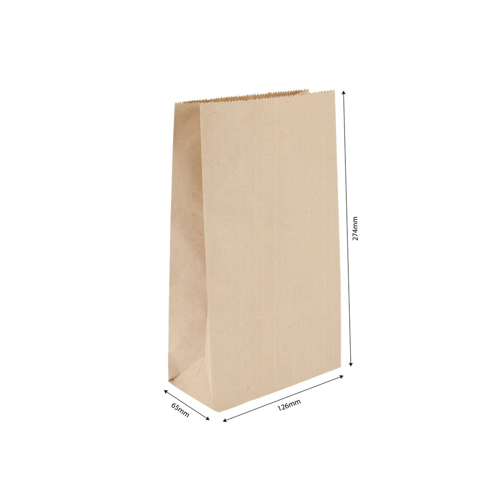 SO4 Kraft Takeaway Bag | 274x126mm