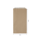 Kraft Greaseproof Chicken Bag | 315x160x70mm