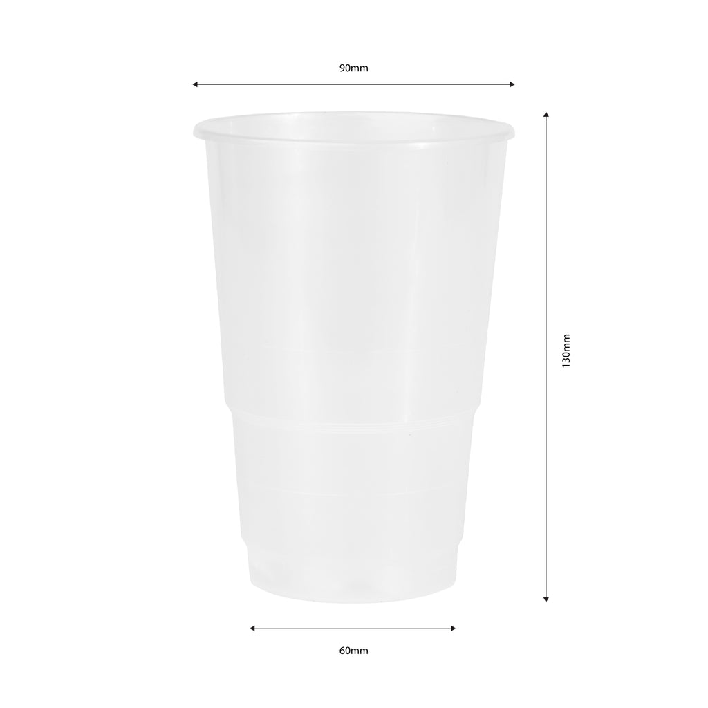 500ml Clear PP Beer Cup
