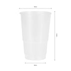 500ml Clear PP Beer Cup