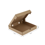 Small Kraft Pizza Box 192mm