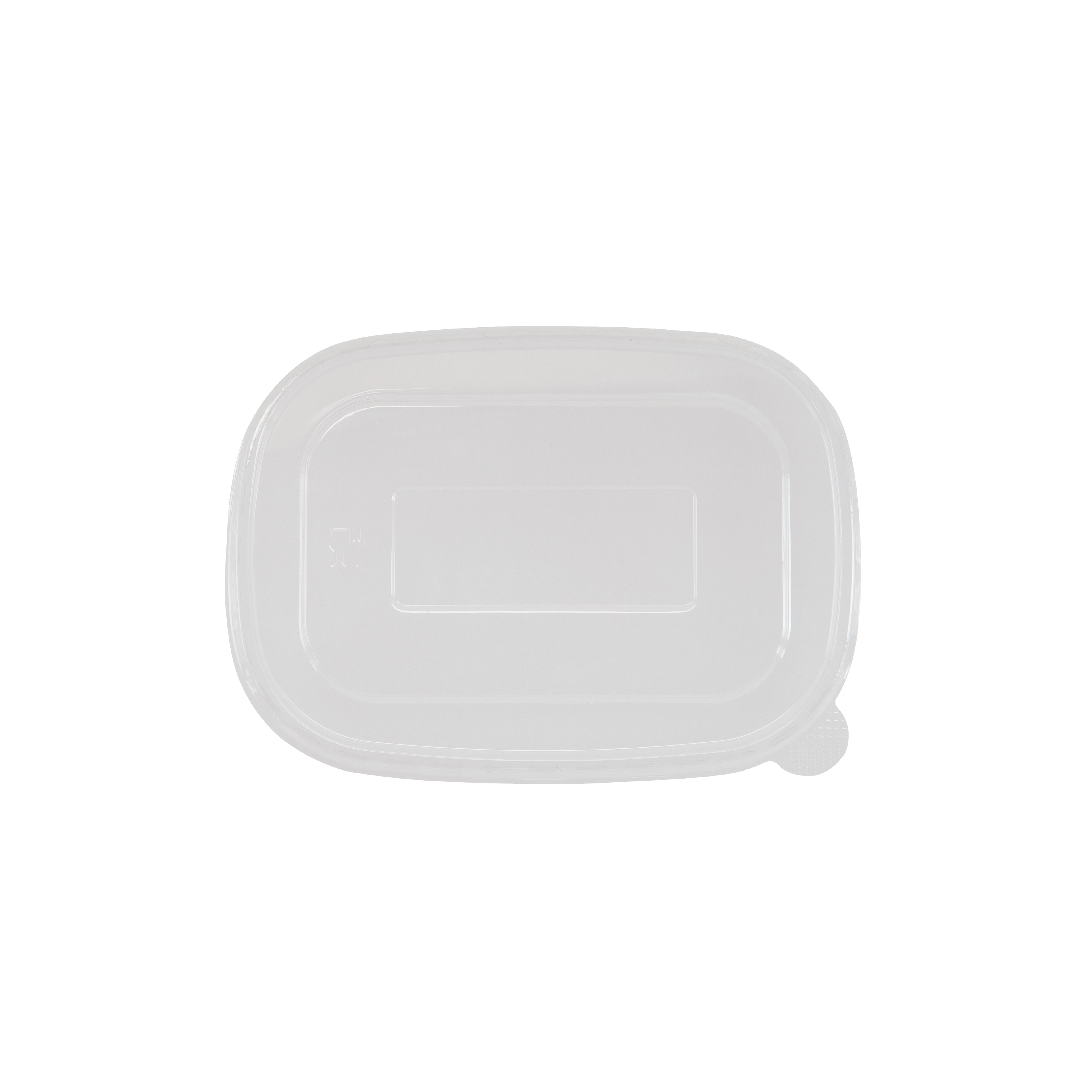 Clear Rectangular Salad Bowl Lid – Multi-Size