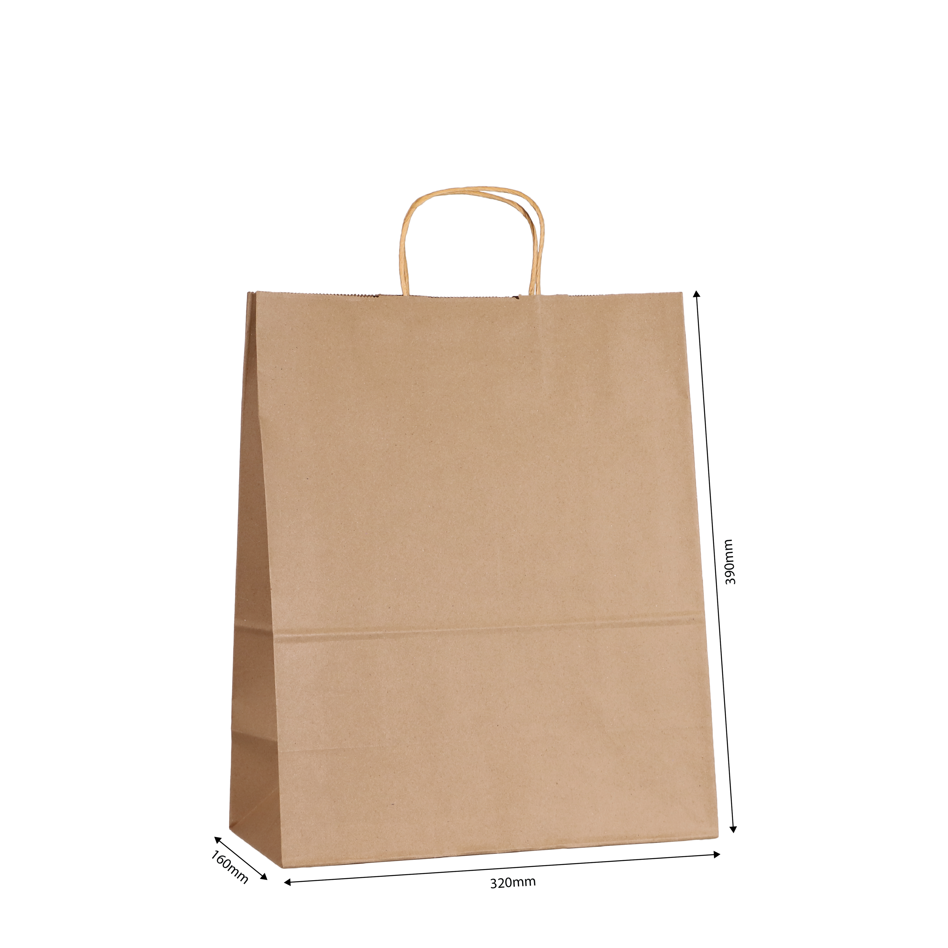Large Kraft Paper Bag with Twine Handle
