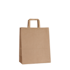 Medium Kraft Paper Bag with Flat Handles