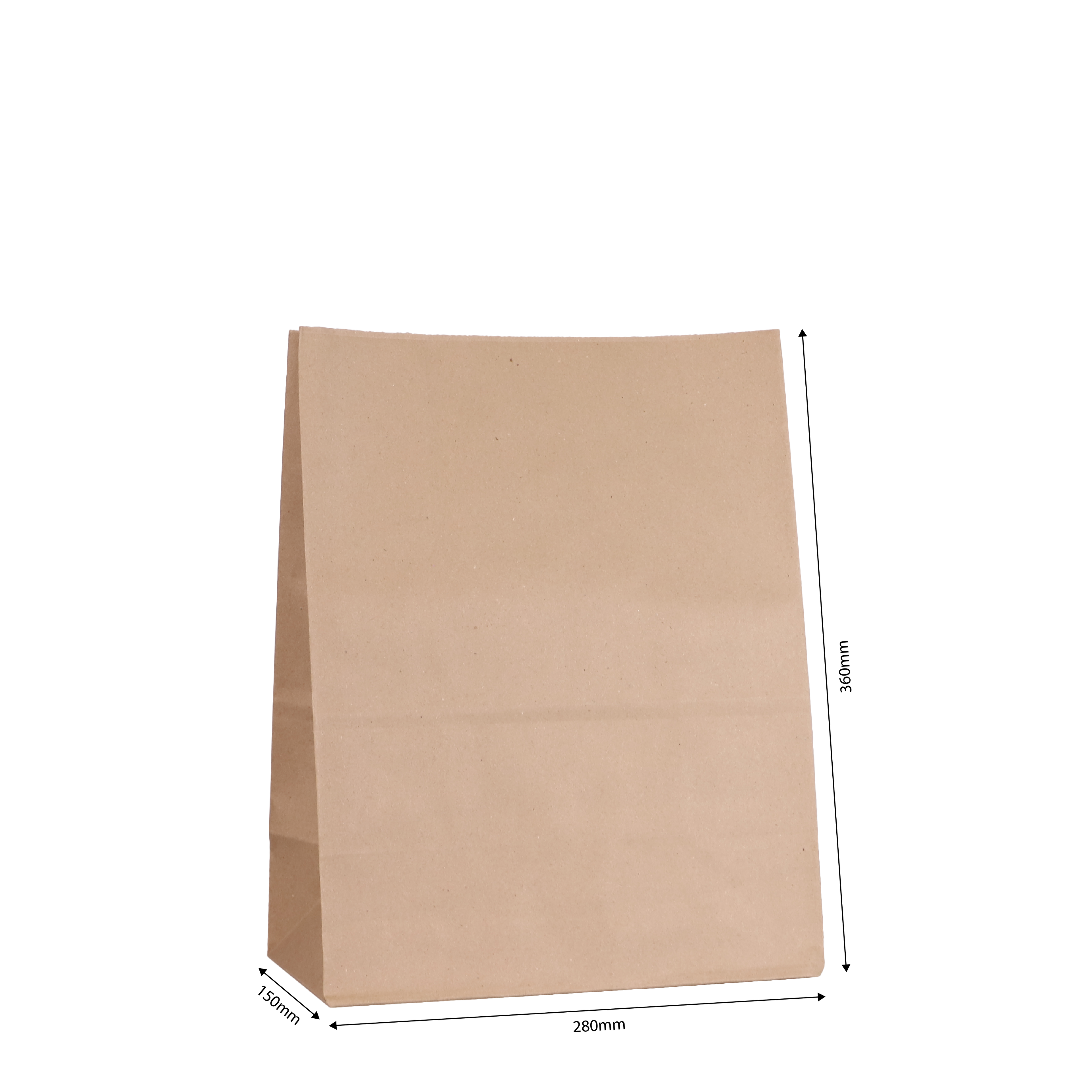 Medium Kraft Paper Bag | 360x280x150mm