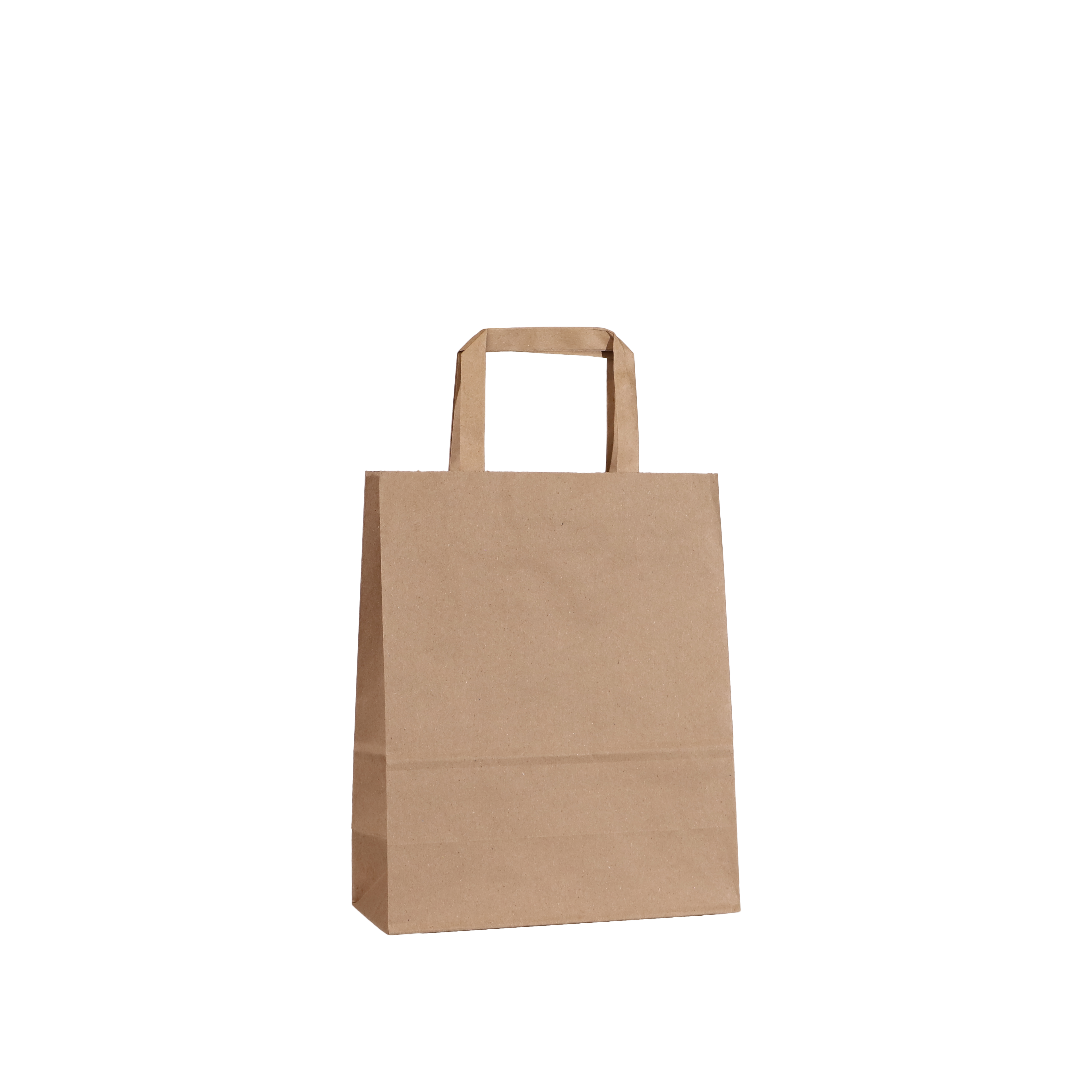 Small Kraft Paper Bag with Flat Handles