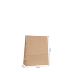 Small Kraft Paper Bag | 270x220x100mm