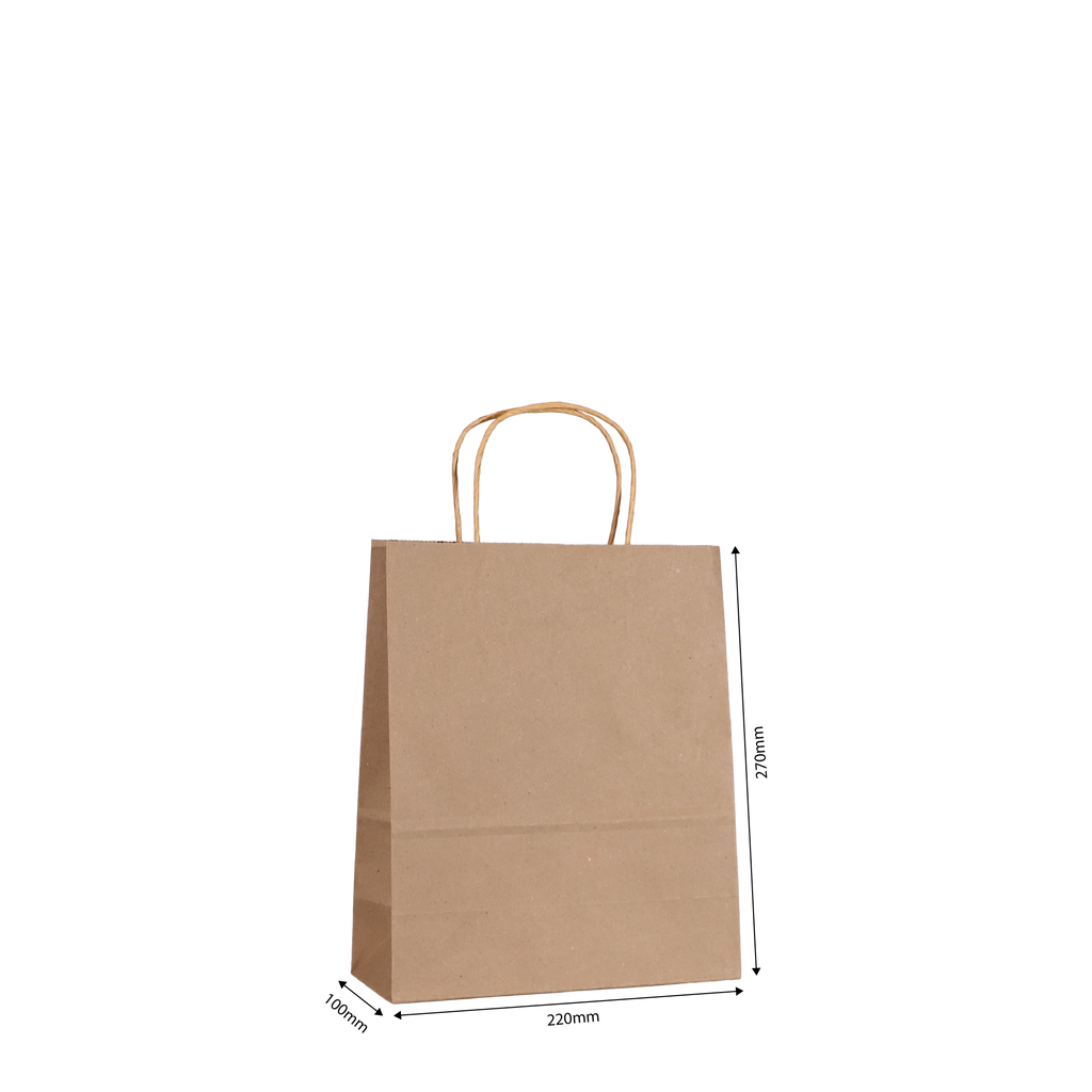 Small Kraft Paper Bag With Twine Handles