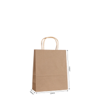 Small Kraft Paper Bag With Twine Handles