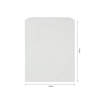 White Greaseproof Flat Bag | 185x166mm
