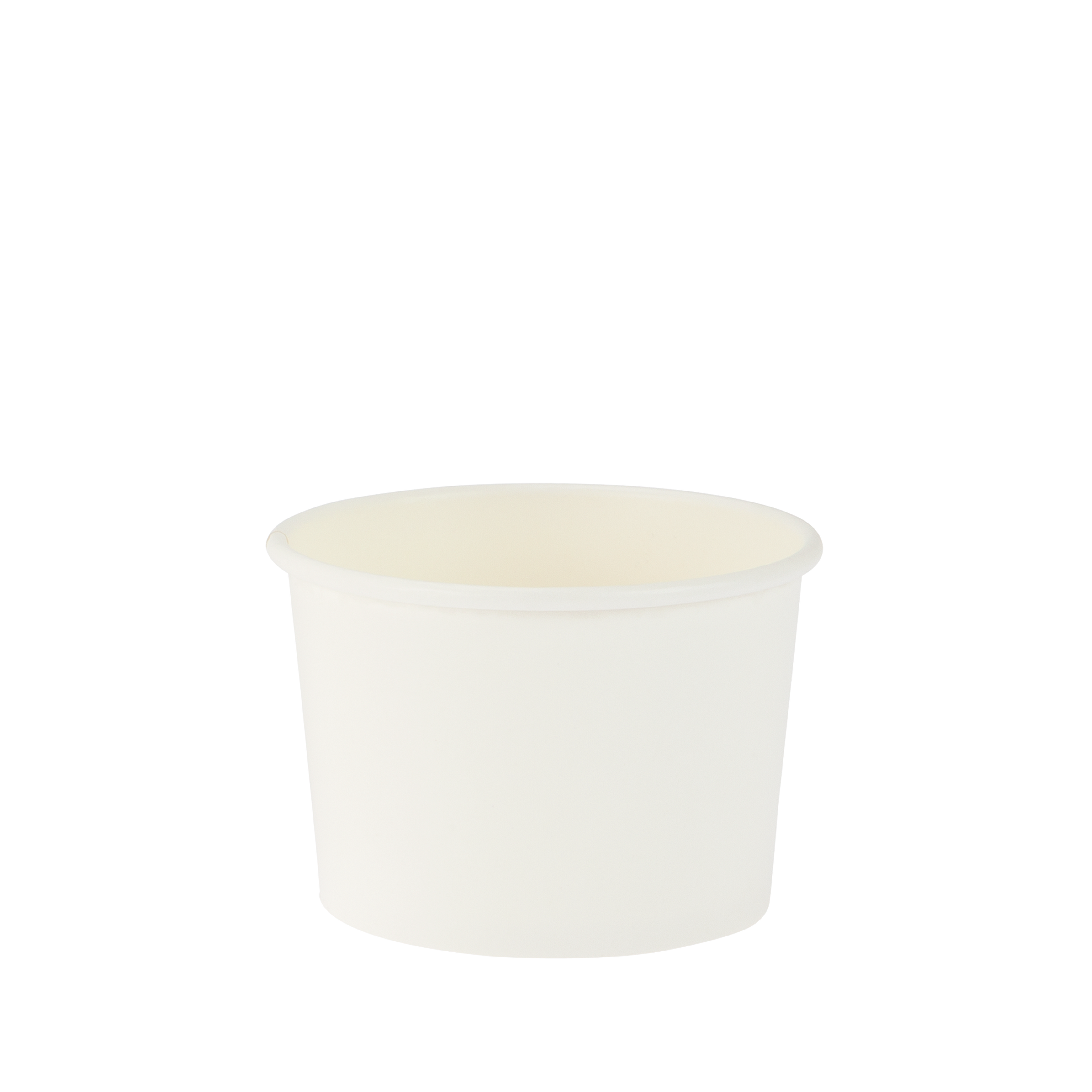 350ml White Ice Cream Tub