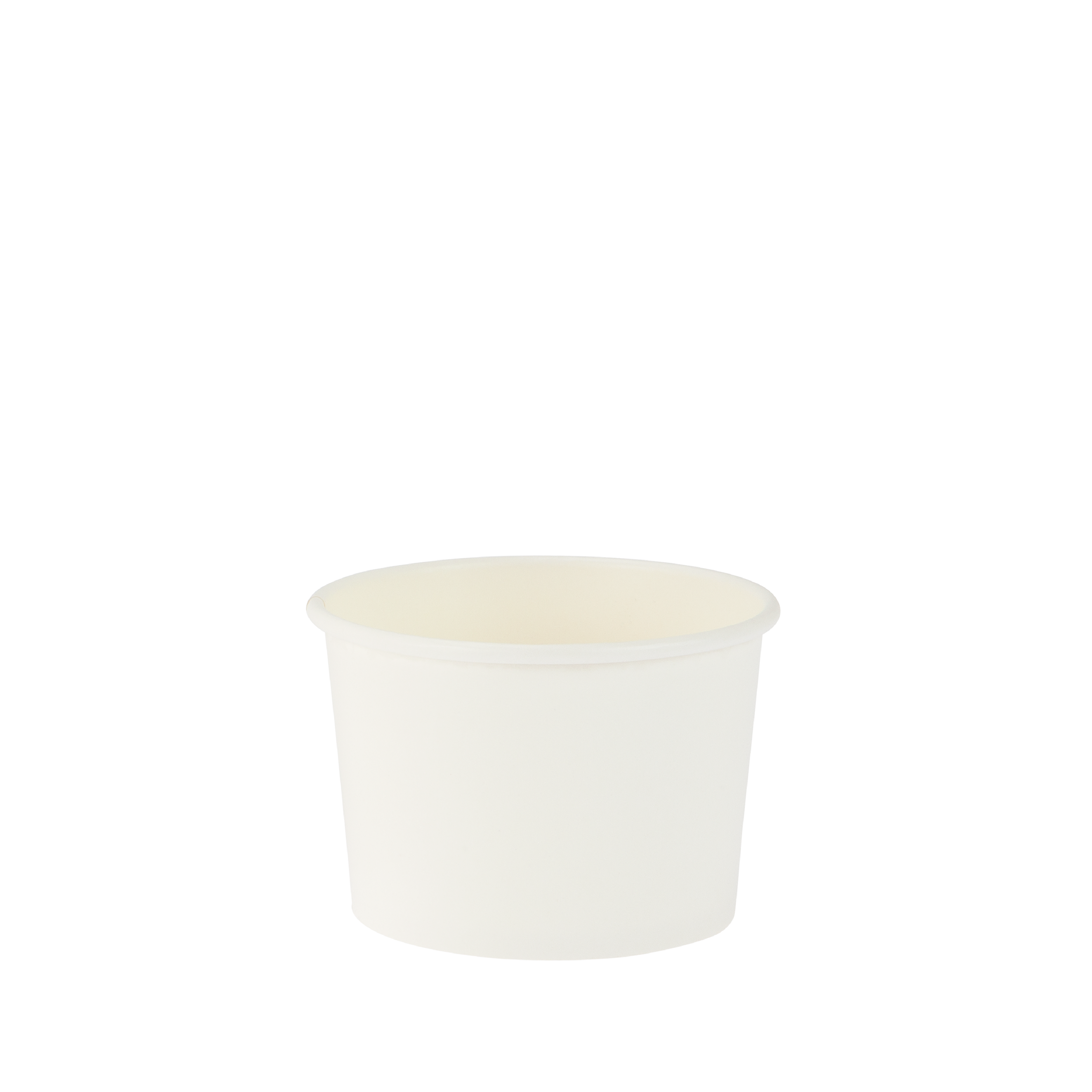250ml White Ice Cream Tub
