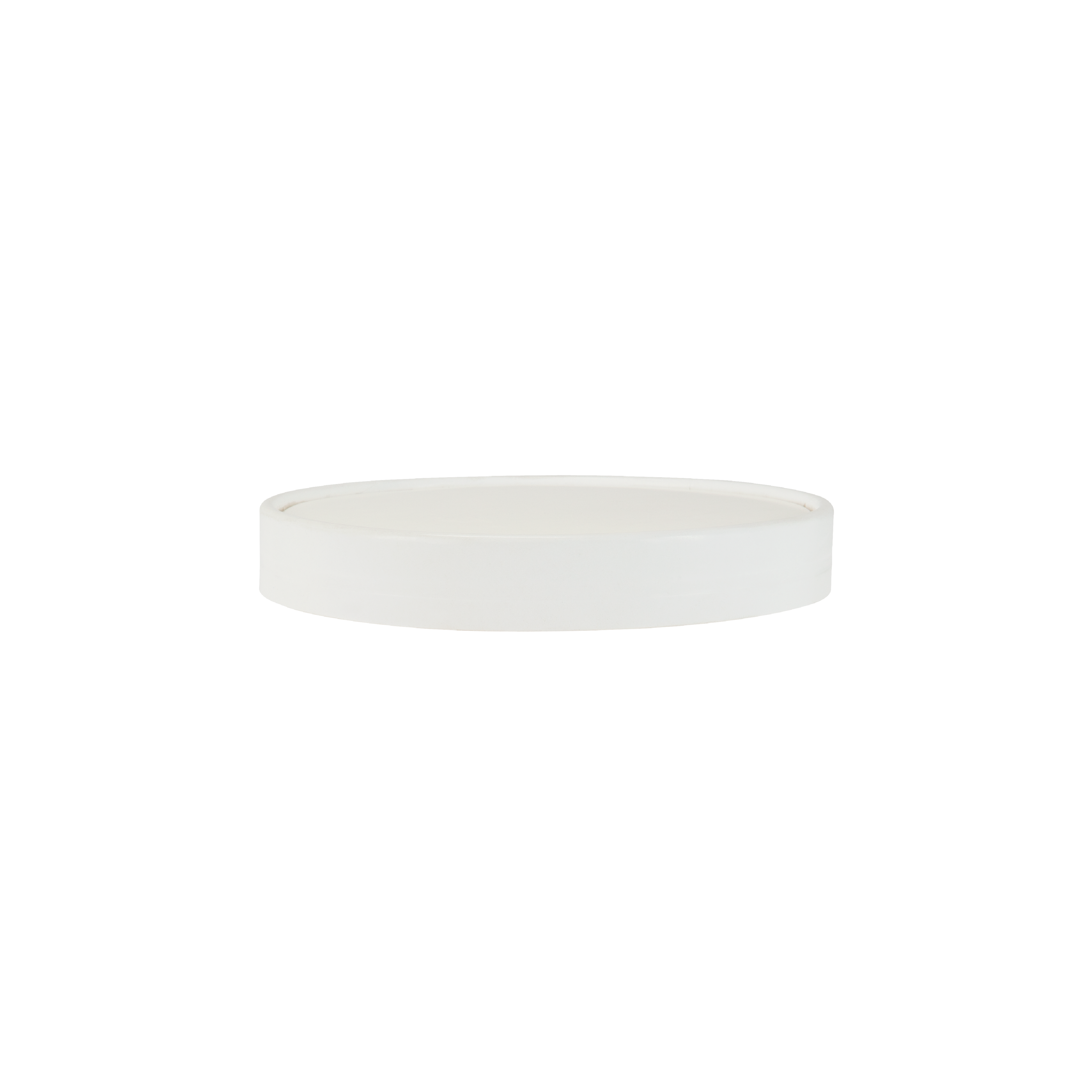 1L White Ice Cream Tub Lid
