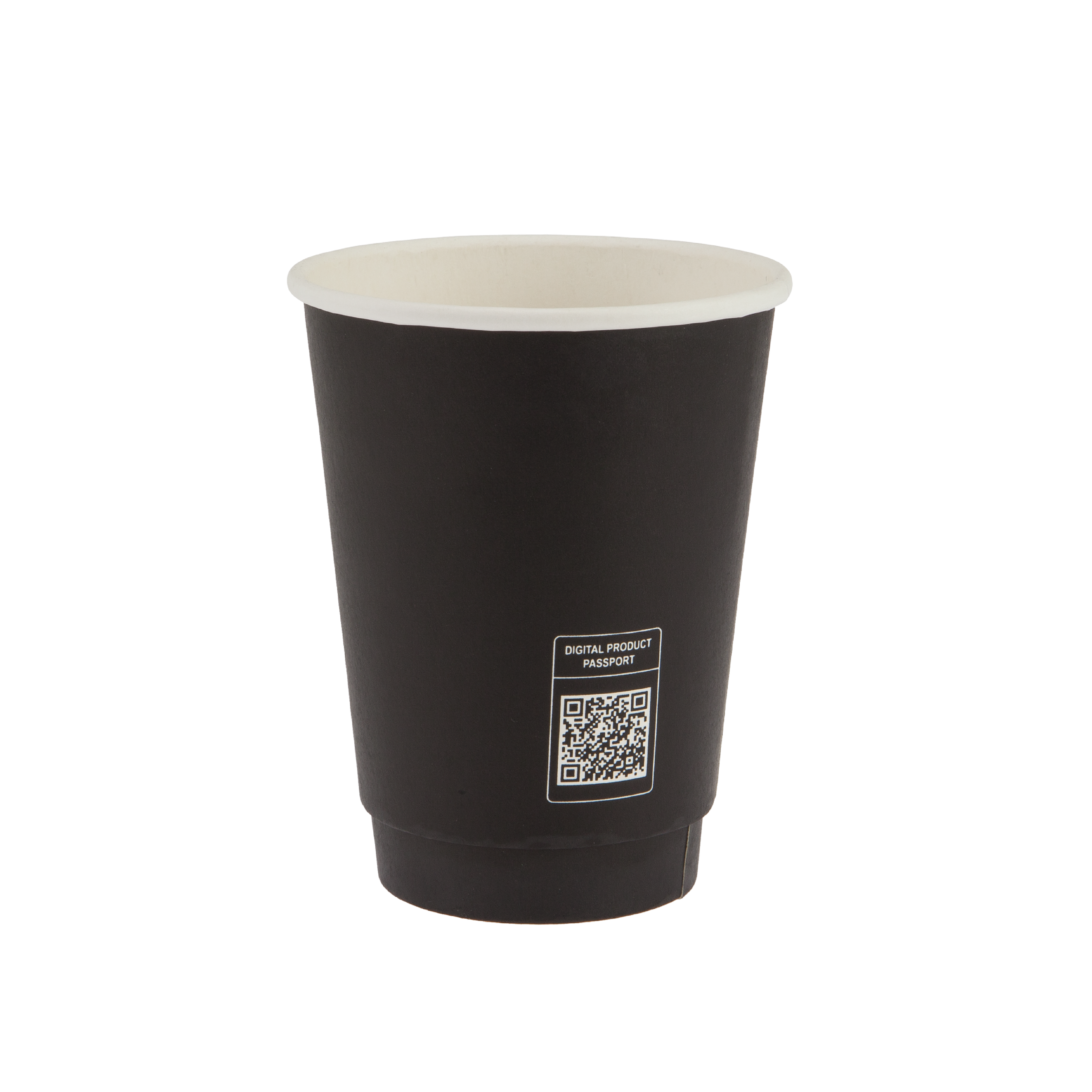 350ml Black Double Wall Coffee Cup