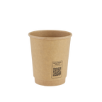 250ml Kraft Double Wall Coffee Cup