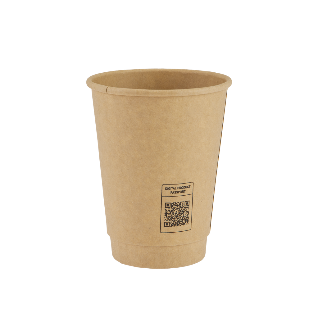 350ml Kraft Double Wall Coffee Cup
