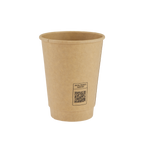 350ml Kraft Double Wall Coffee Cup
