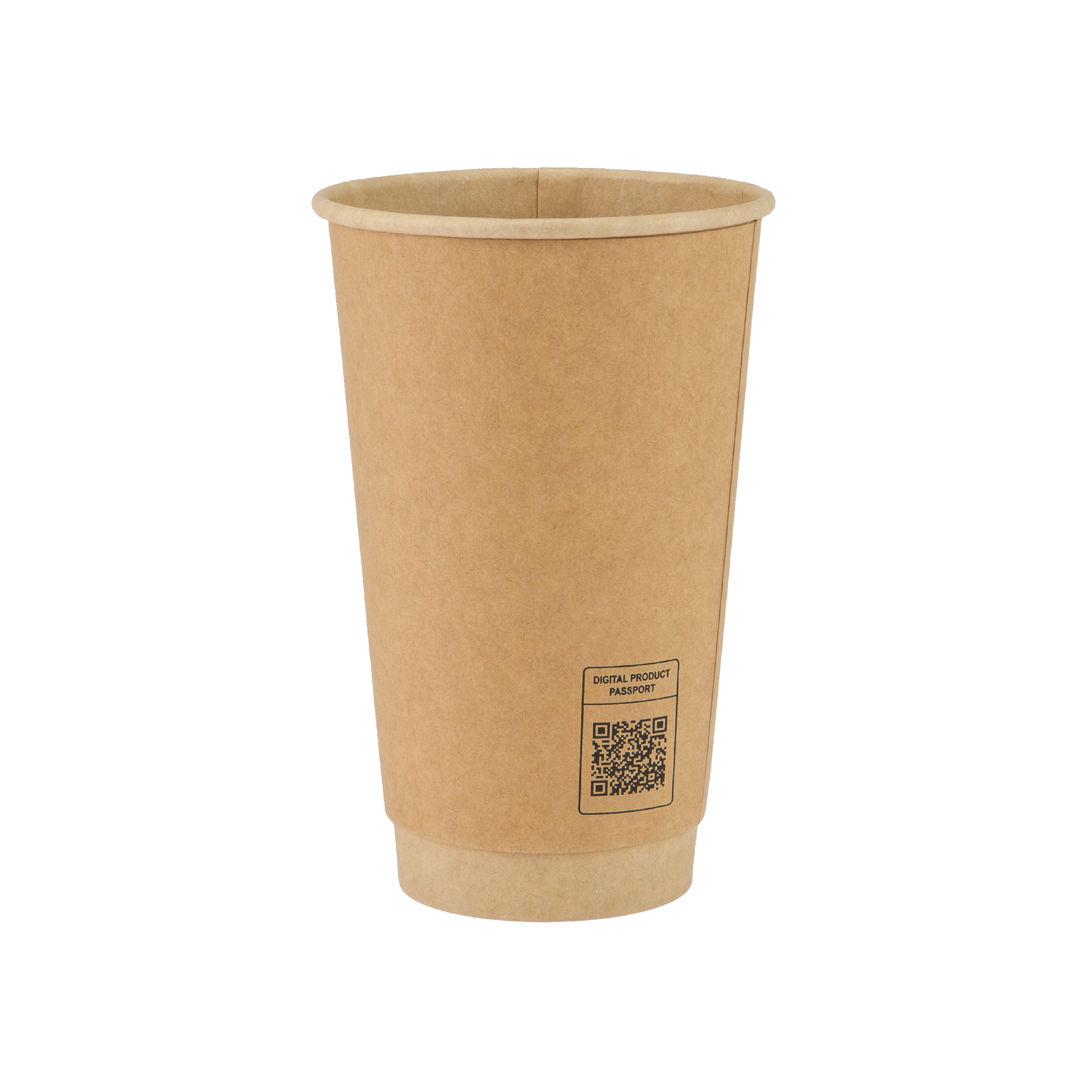 500ml Kraft Double Wall Coffee Cup
