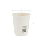 250ml White Double Wall Coffee Cup