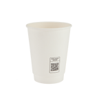 350ml White Double Wall Coffee Cup