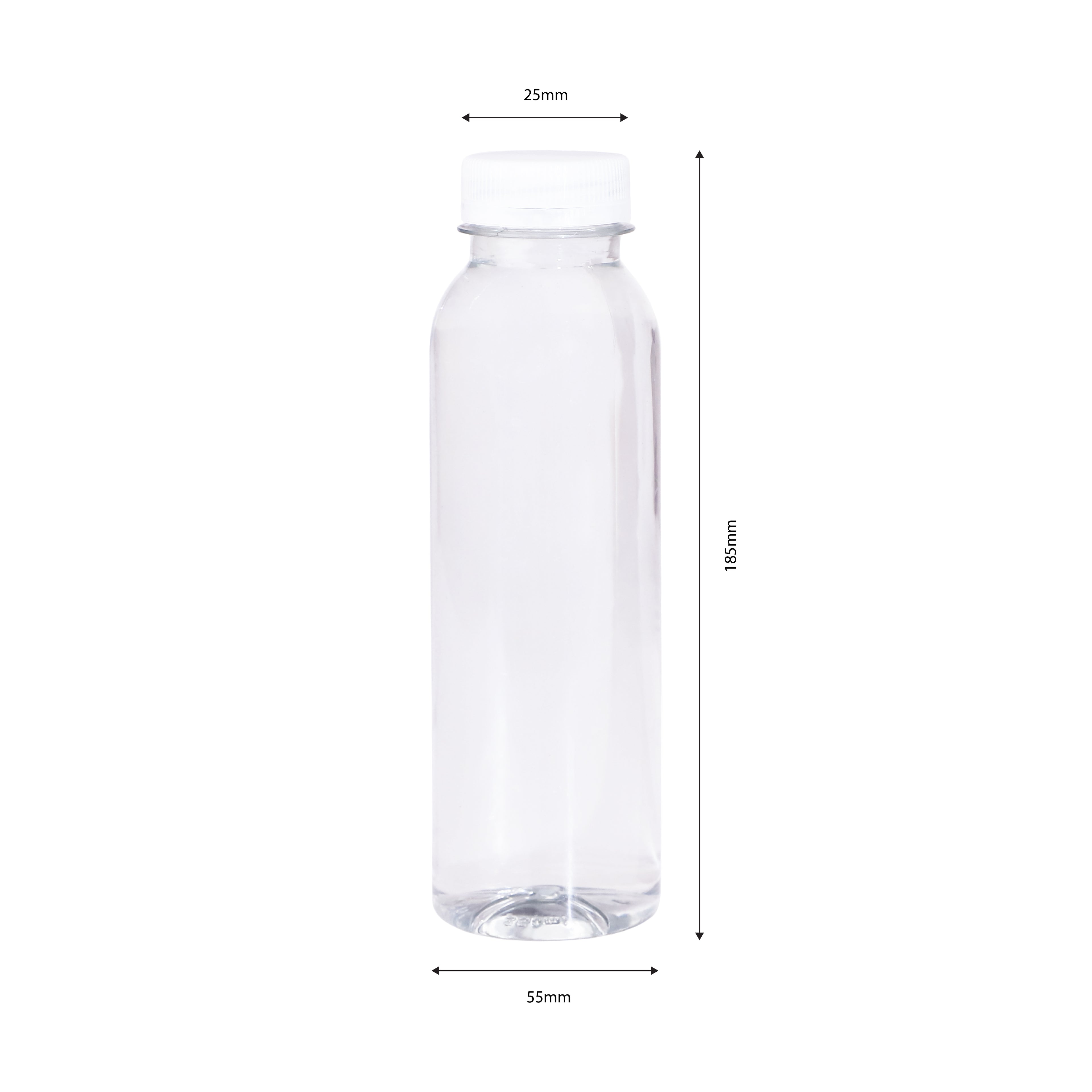 350ml rPET Juice Bottle and Lid Combo