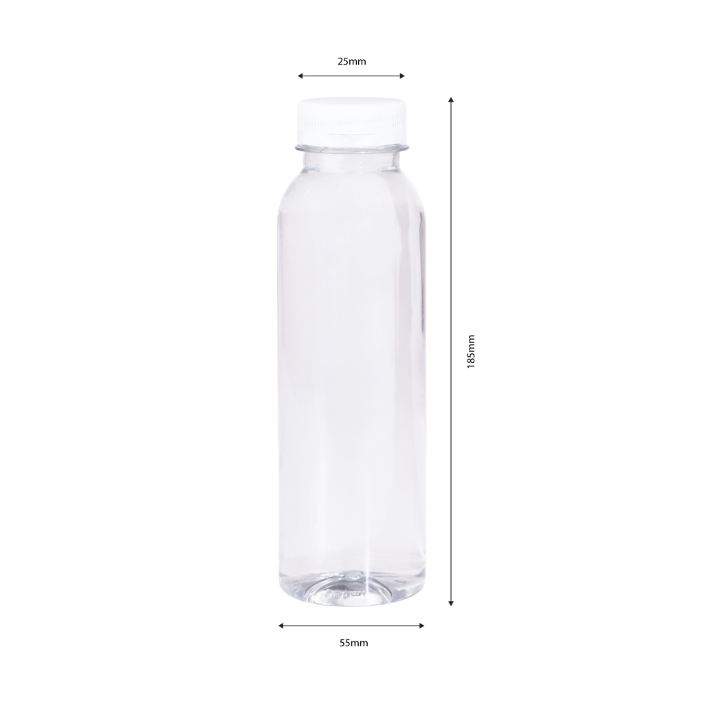 350ml rPET Juice Bottle & Lid Combo