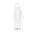 350ml rPET Juice Bottle & Lid Combo