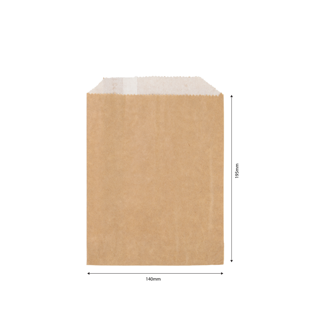 Kraft Duplex Snack Bag 1 | 195x140mm
