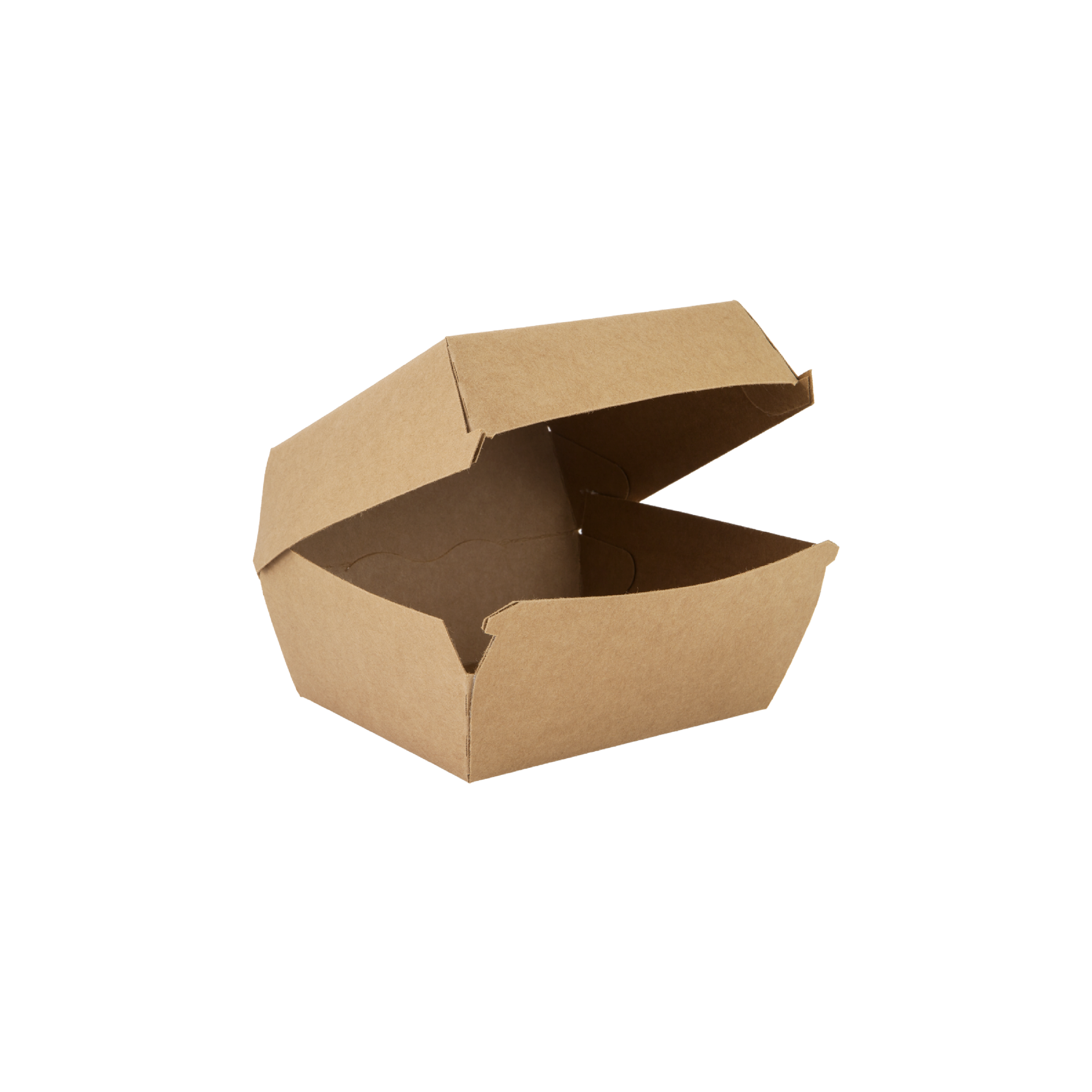 800ml Kraft Burger Clamshell