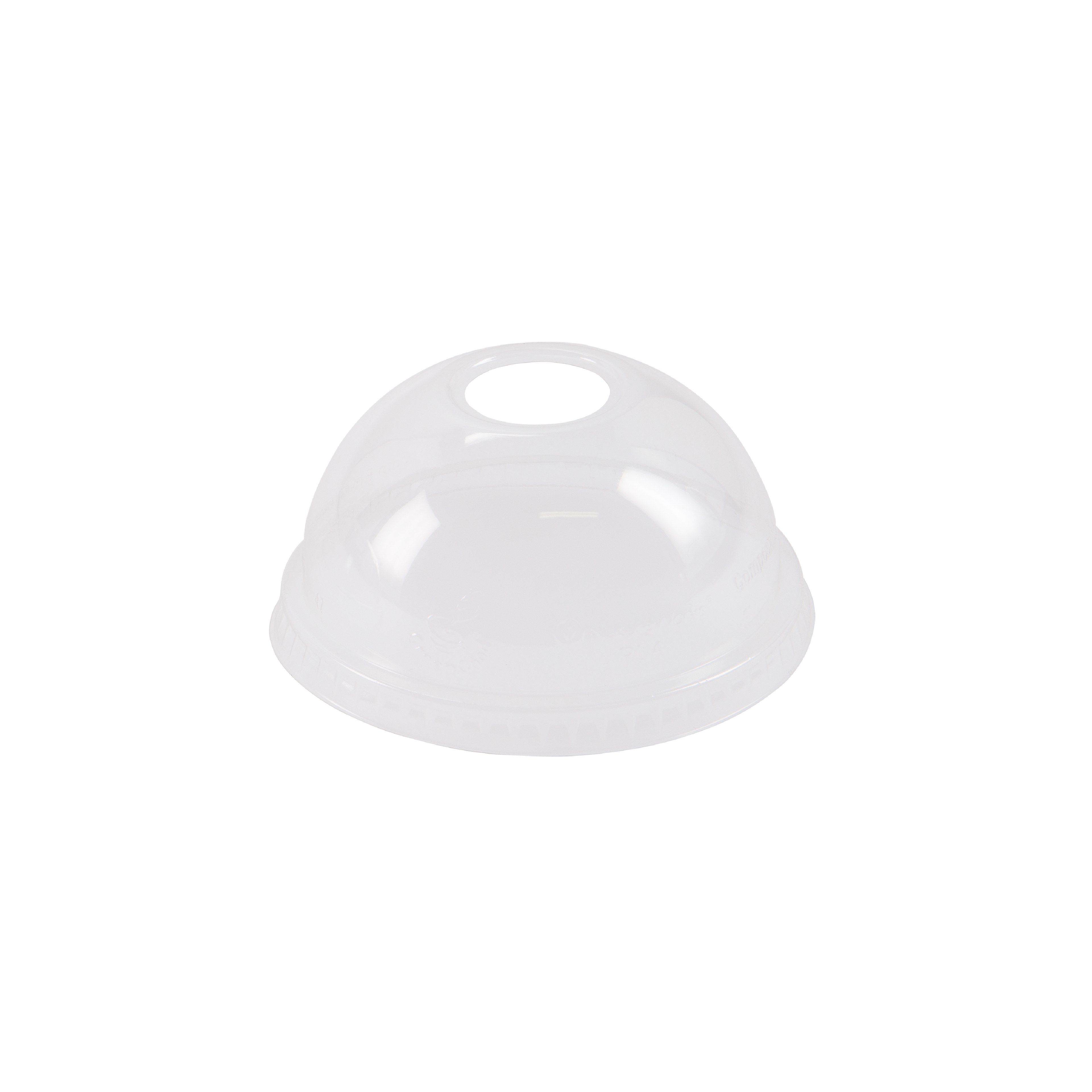 350 and 500ml Clear PET Dome Smoothie Cup Lid