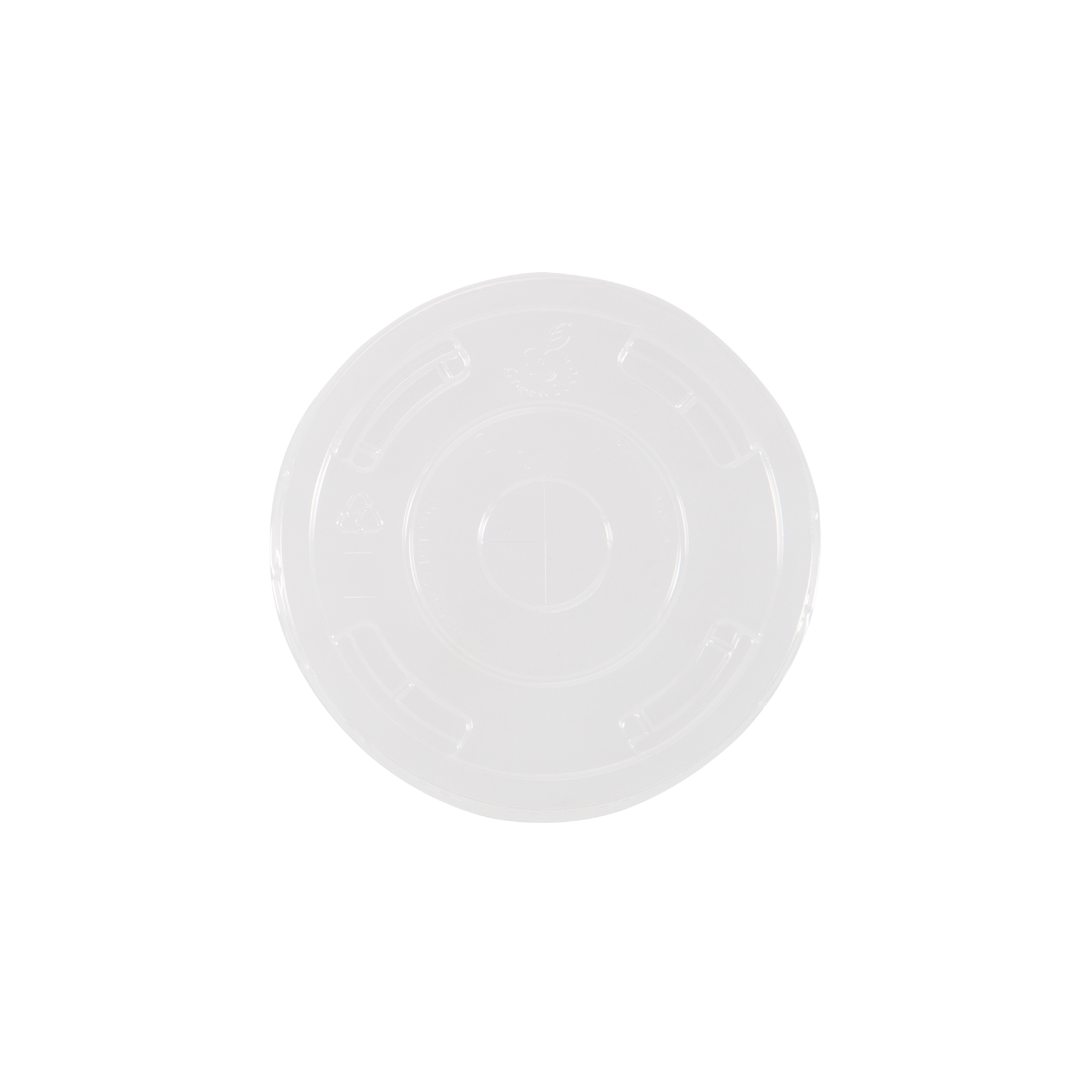 350 and 500ml Clear PET Flat Smoothie Cup Lid