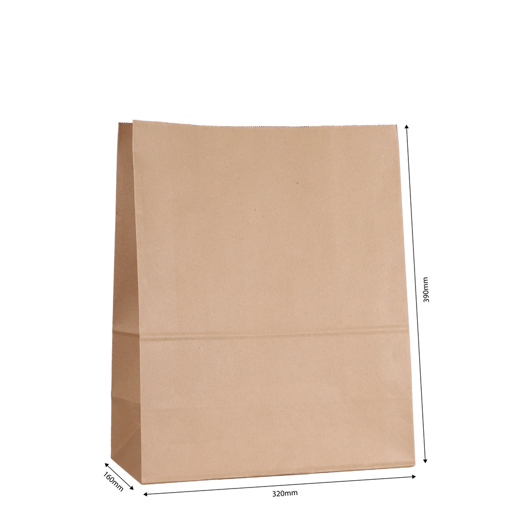 Large Kraft Paper Bag | 390x320x160mm