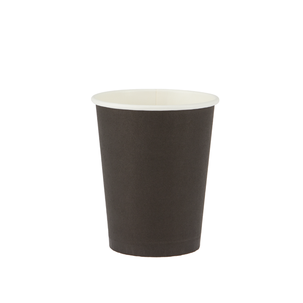 250ml Black Single Wall Coffee Cup