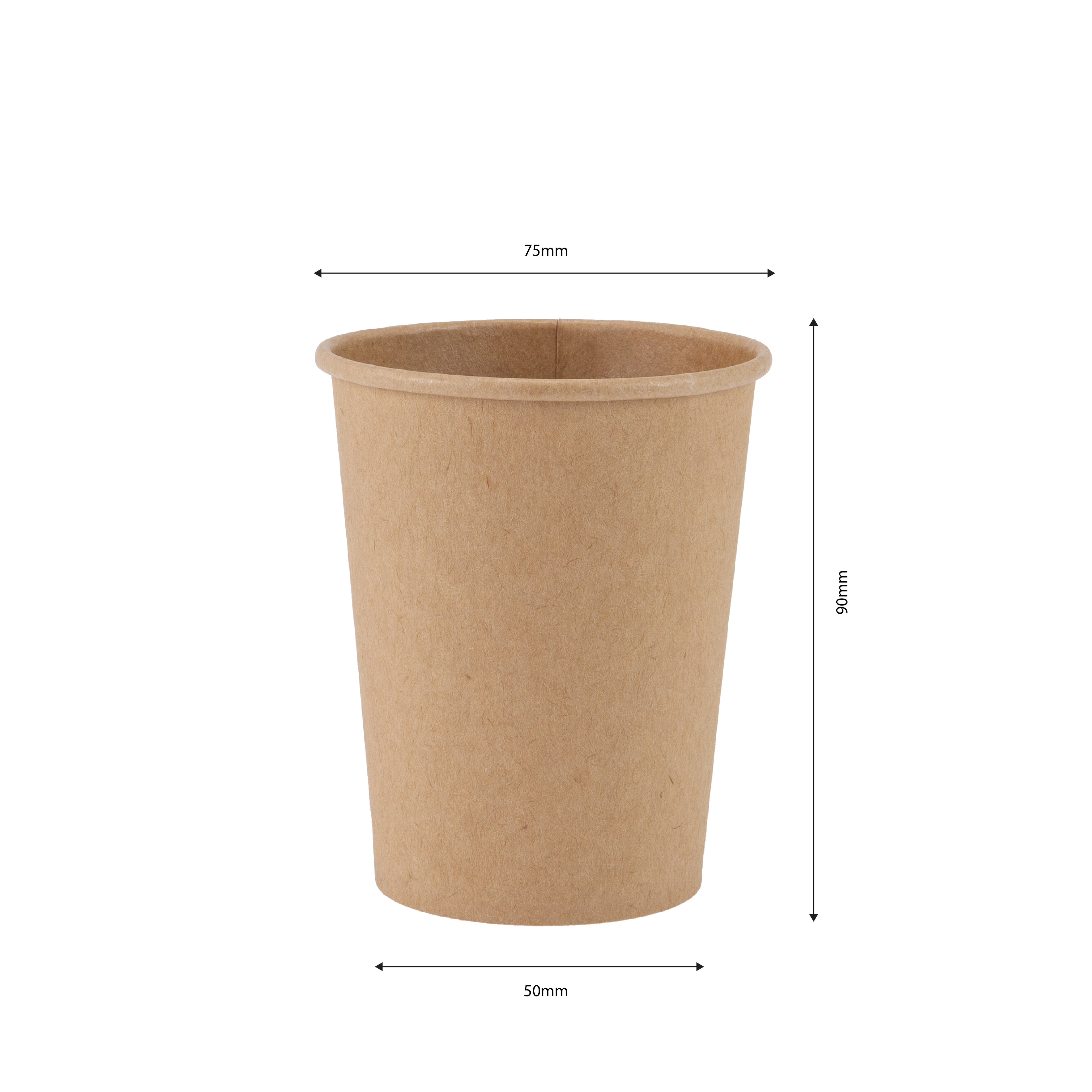 250ml Kraft Single Wall Coffee Cup
