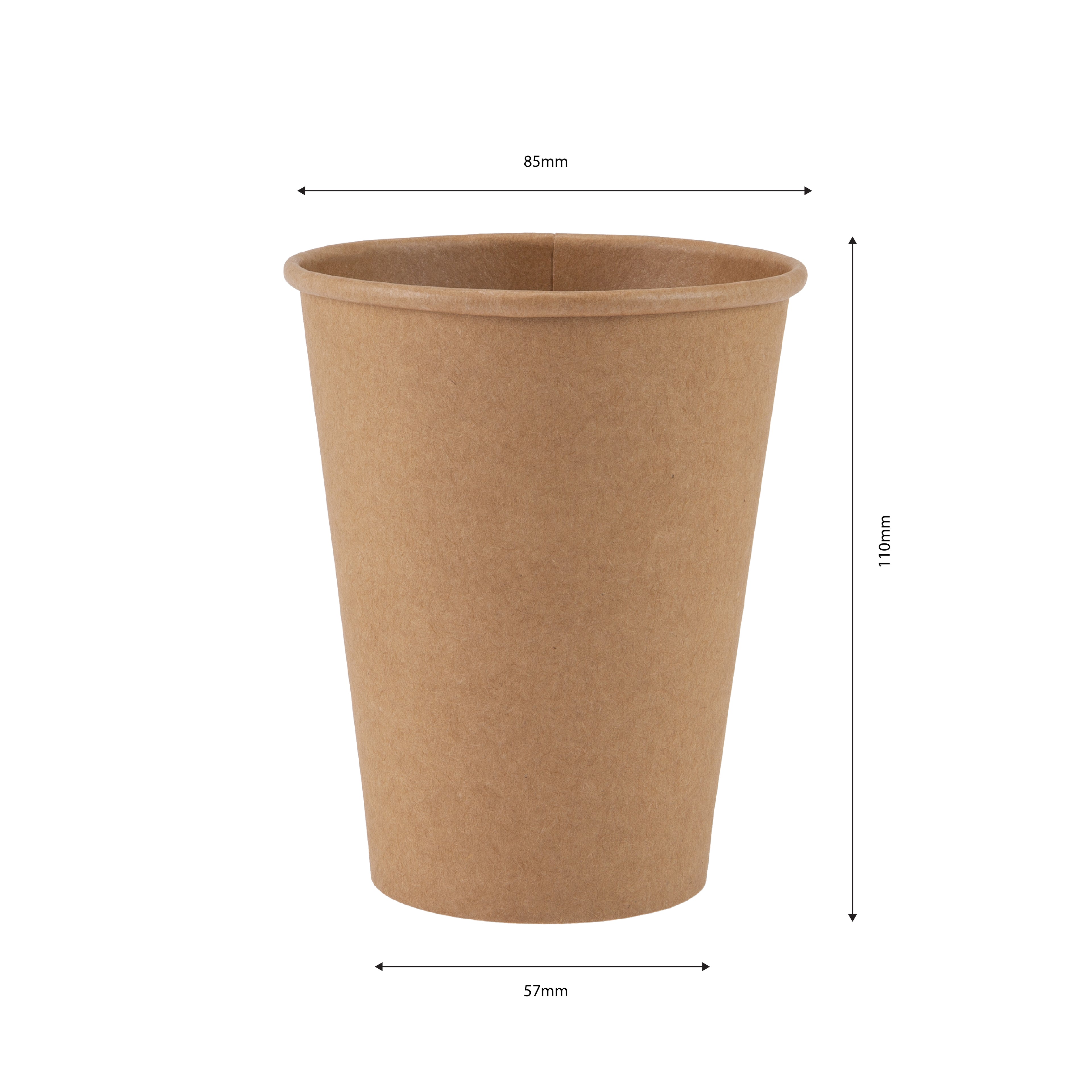 350ml Kraft Single Wall Coffee Cup