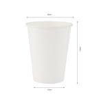 350ml White Single Wall Coffee Cup
