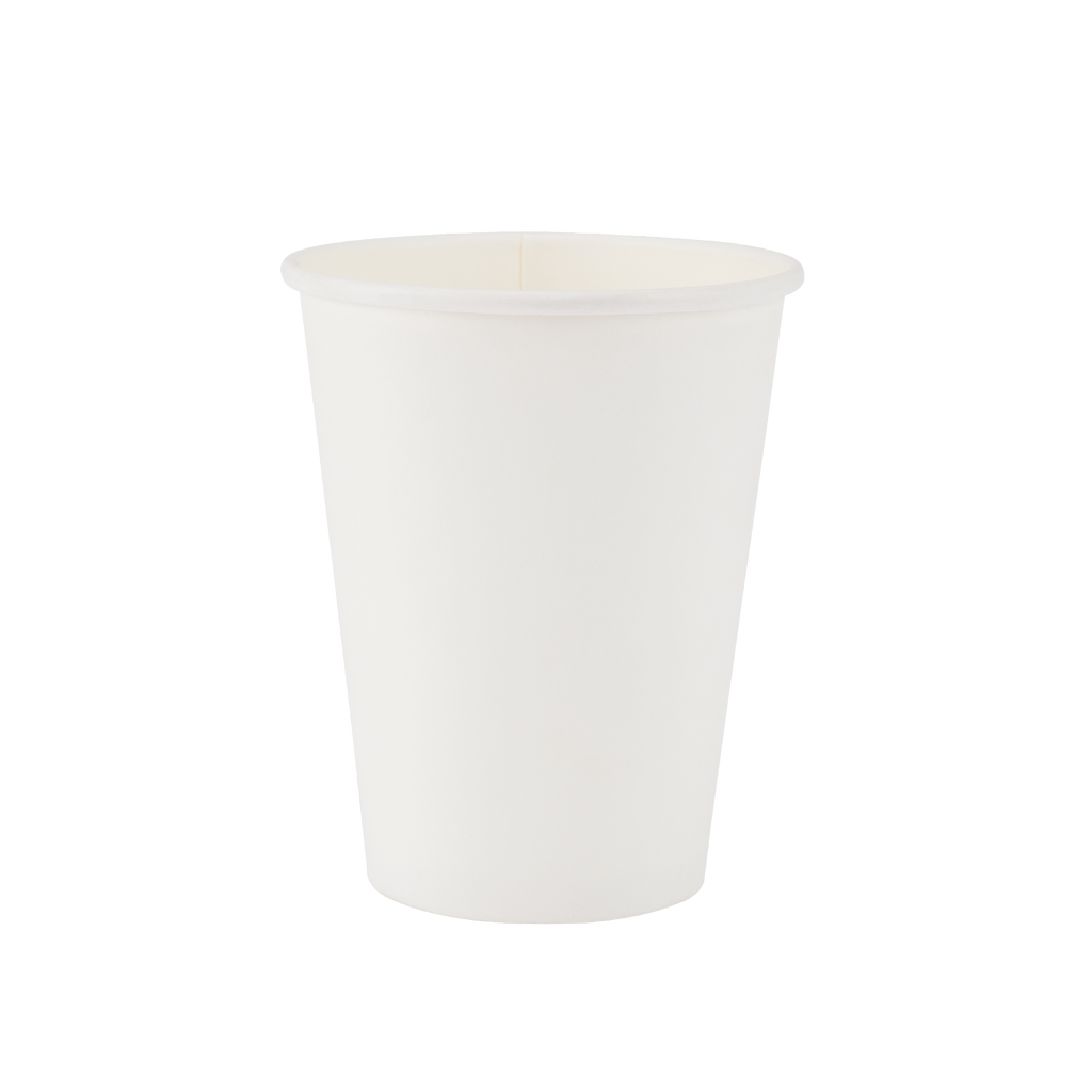 350ml White Single Wall Coffee Cup