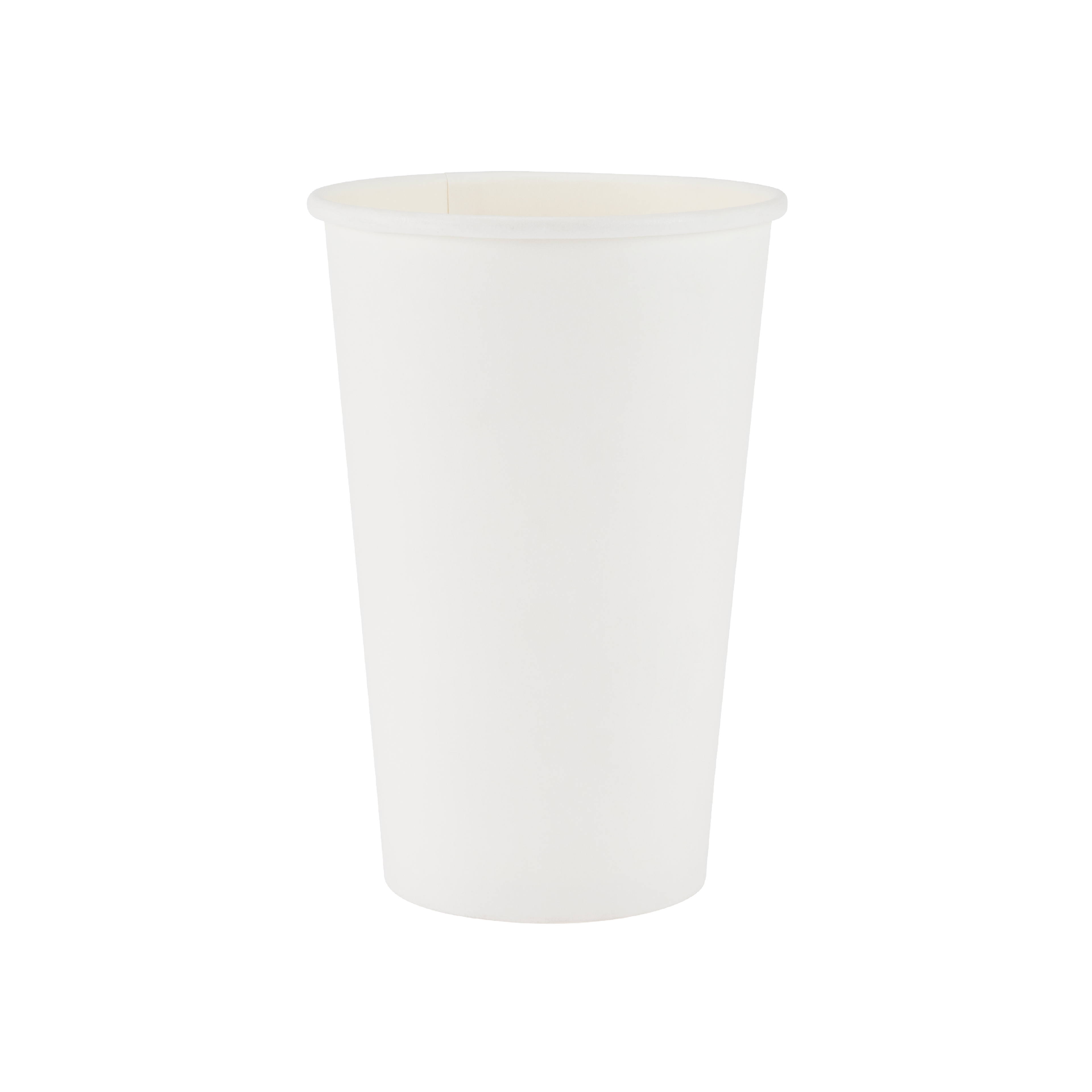 500ml White Single Wall Coffee Cup