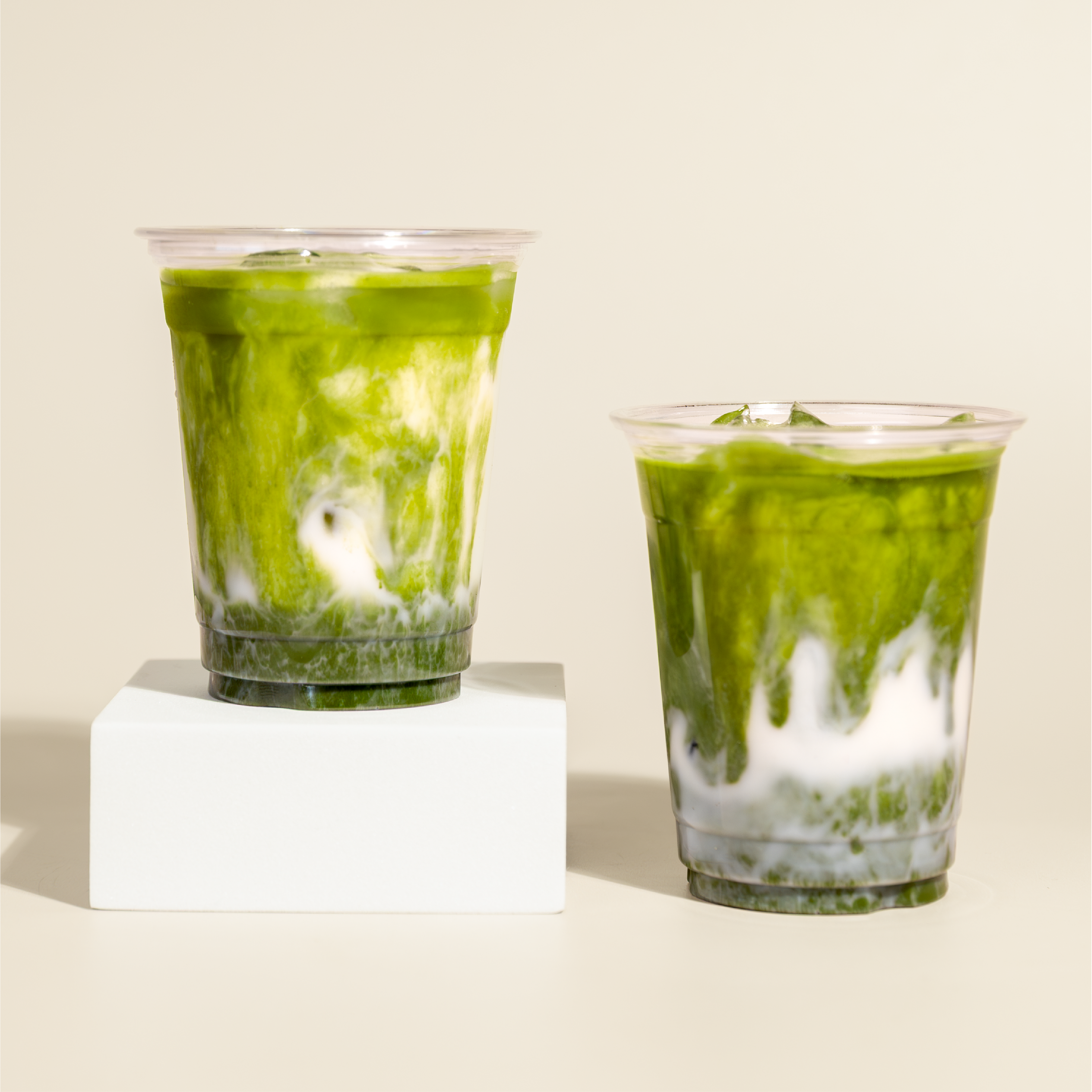 350ml Clear PET Smoothie Cup