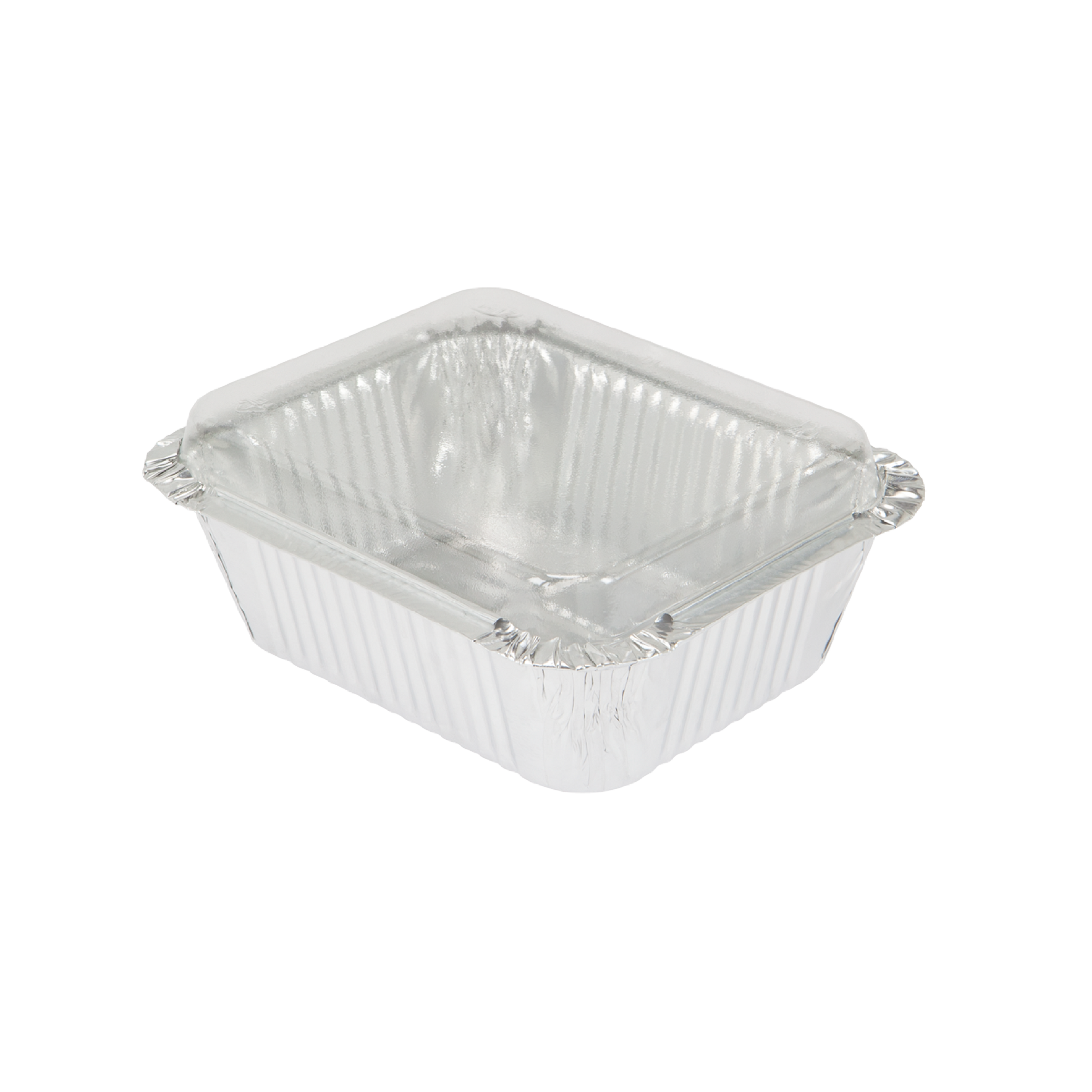 465ml Aluminium Tray and Clear Dome Lid Combo