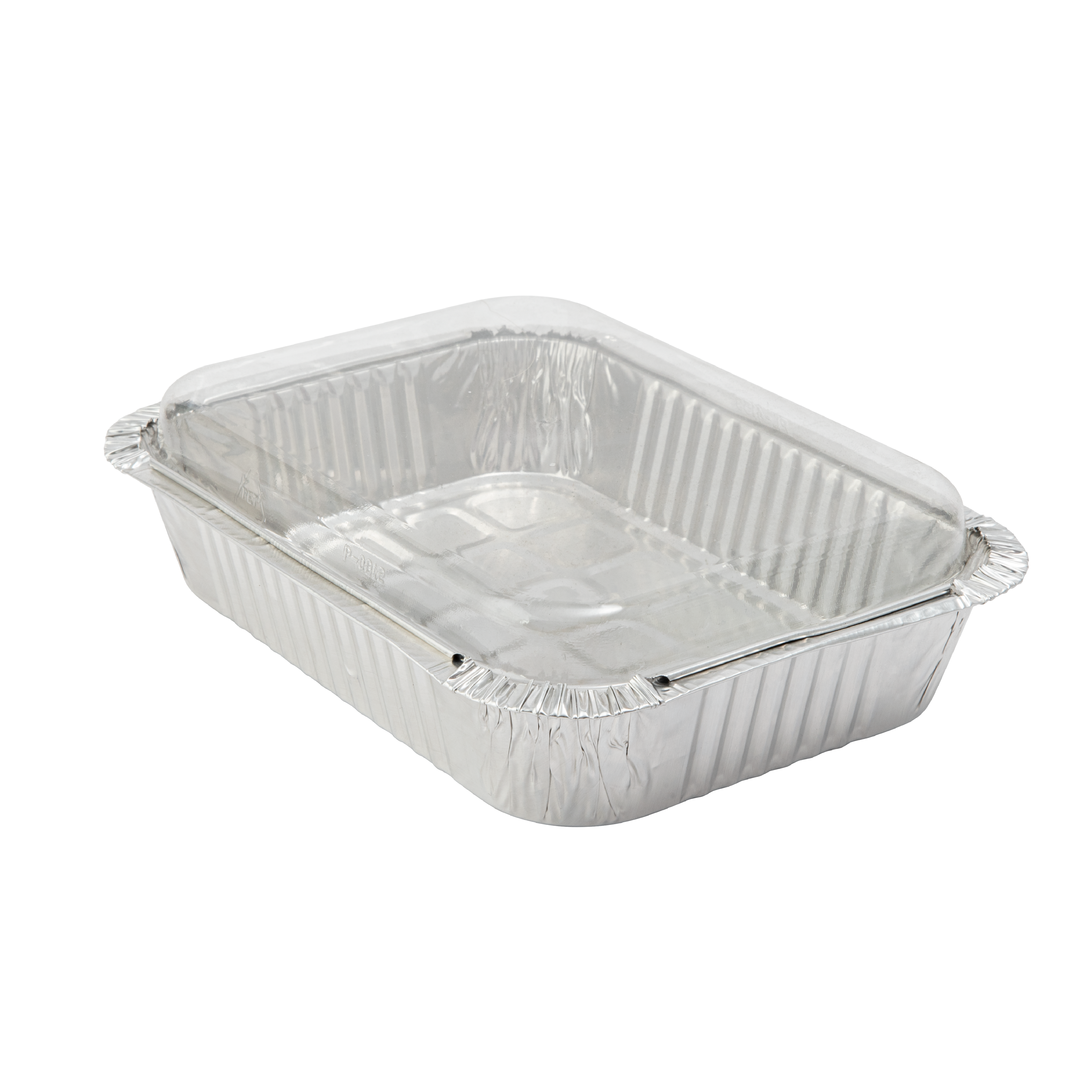 890ml Aluminium Tray and Clear Dome Lid Combo