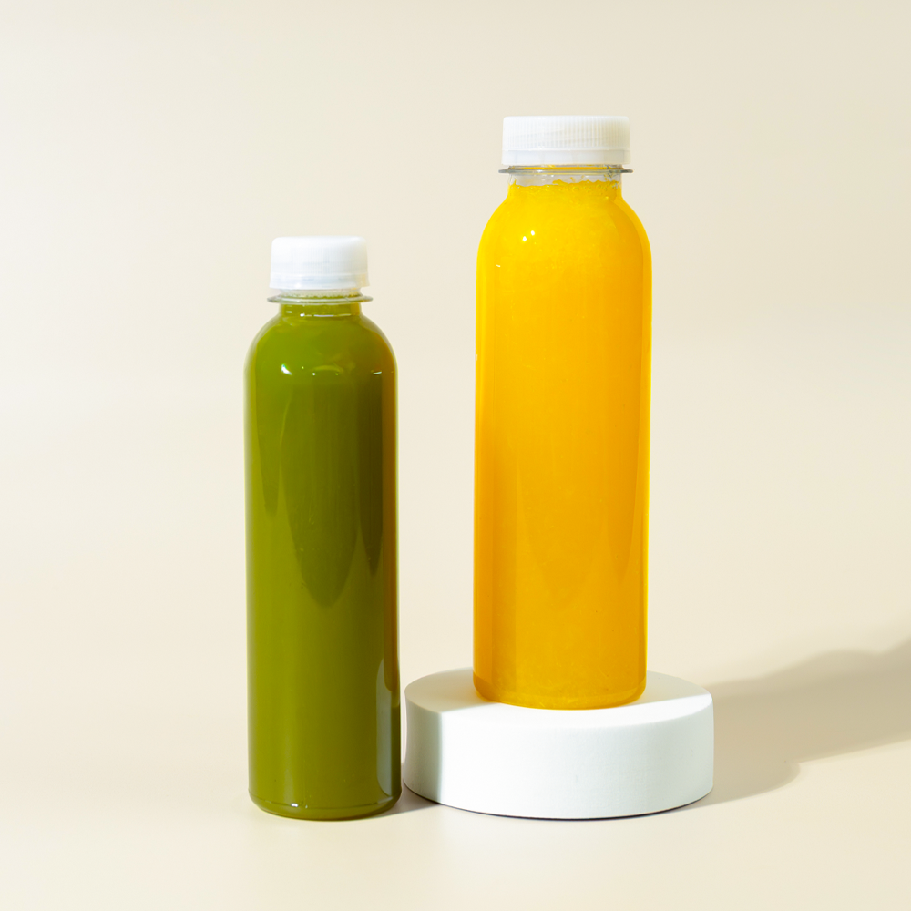 rPET Juice Bottle & Lid | 350ml | Clear | Combo | 73 units/ctn