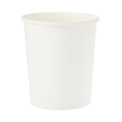 A white 1L recyclable virgin paper ice cream tub.