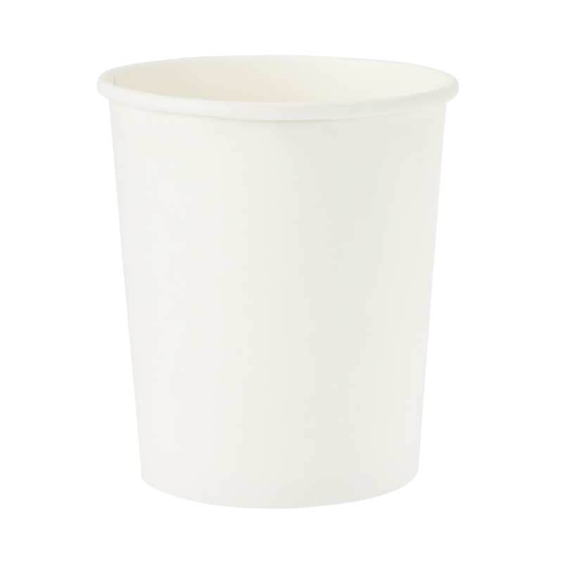 A white 1L recyclable virgin paper ice cream tub.