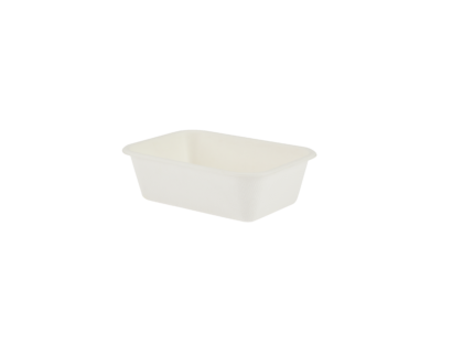 350ml White Compostable Deli Container